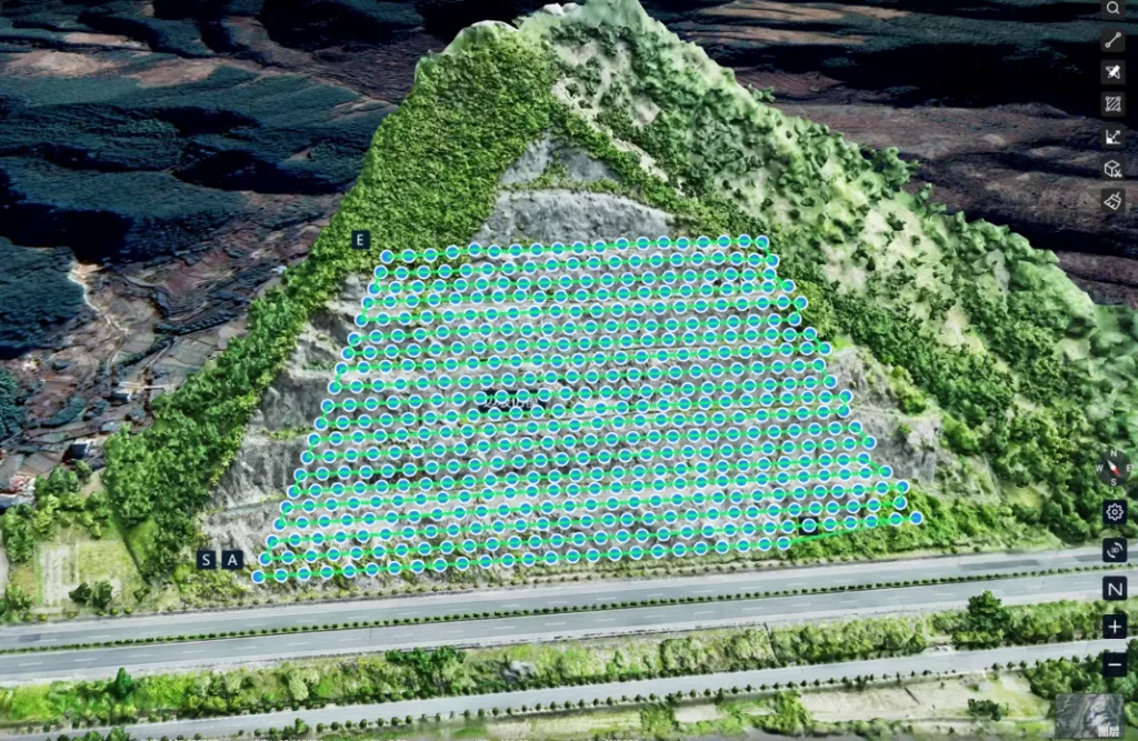 无人机边坡变形监测